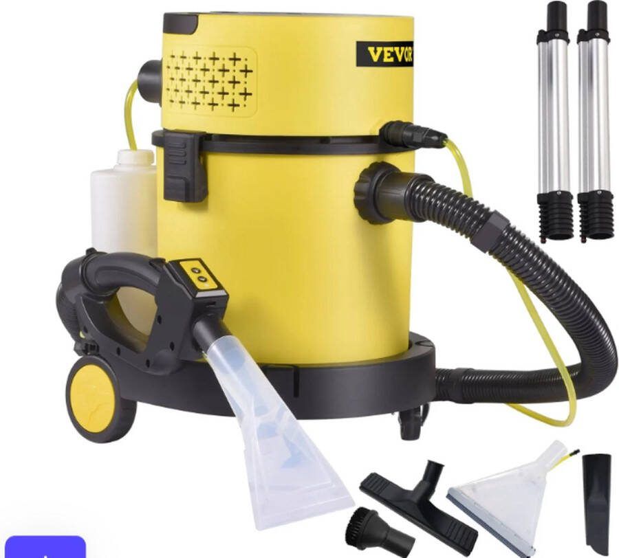 Tapijtreinigers Shamponeer Machine Nat en Droog Suck Blow en Spray Functie Vlekkenreiniger Bank Reiniger Reinigingsmachine 220V 1200W 20 Liter
