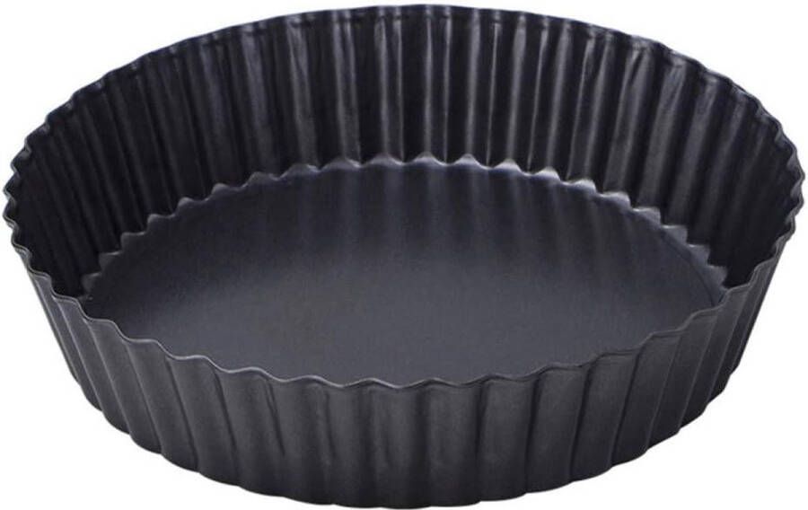 Tartelettevorm met afneembare bodem Ø 24 cm Rond Antiaanbaklaag Fruitcakevorm Taartvorm Pie Quiche Cakevorm Bakvorm tartelette vormen
