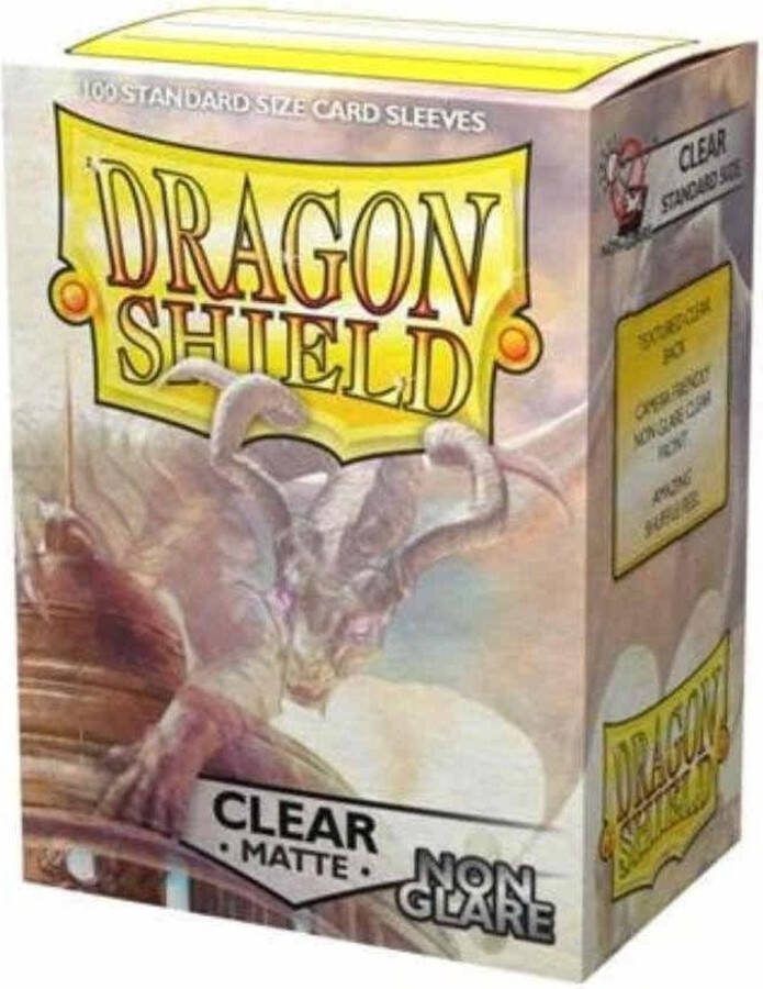 TCG Sleeves Dragon Shield Clear Doorzichtig (Non Glare) Standard Size