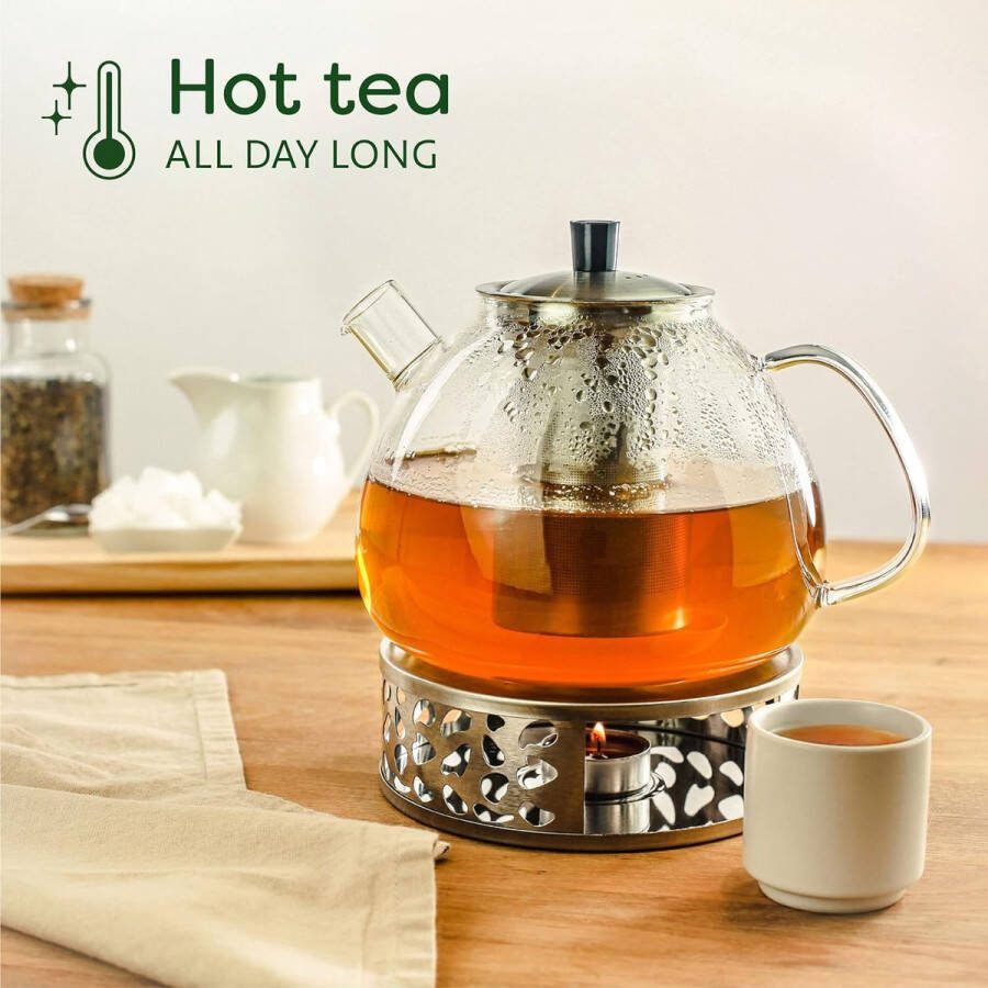 Teapot warmer set in gift packaging 1.5 liters Keeps warm for a long time Dishwasher safe