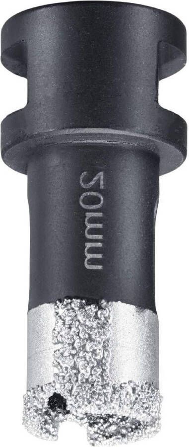 Tegelgatboor voor haakse slijper 20 mm diamantboorkroon met M14-opname
