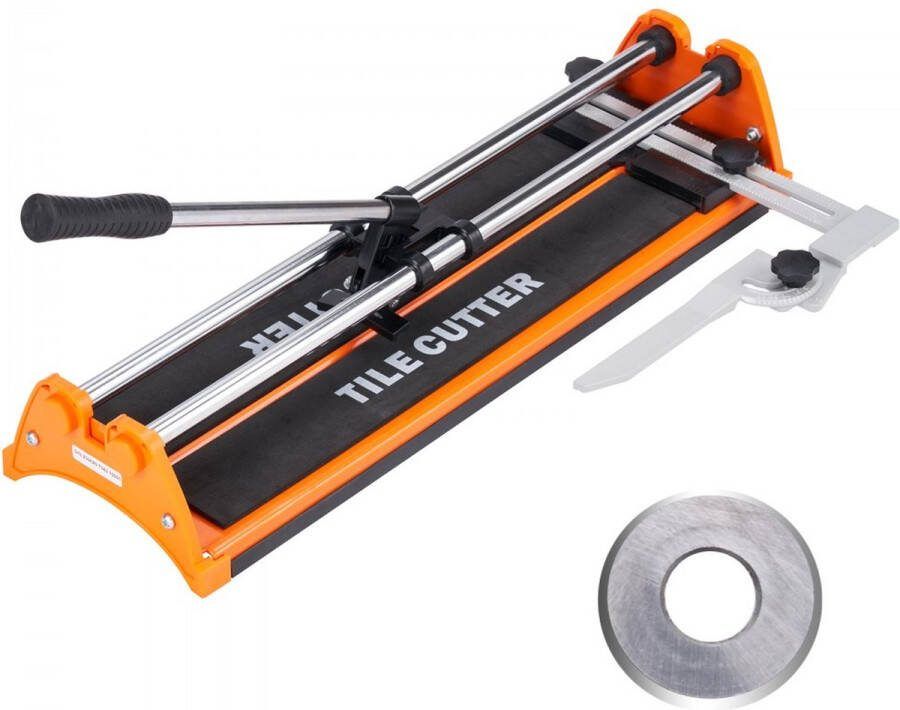 Tegelsnijder met een totale snijlengte van 430 mm Snijmachine min 4-12 mm Snijbreedte 25mm Tegelsnijmachine incl extra snijwiel Tegelleg