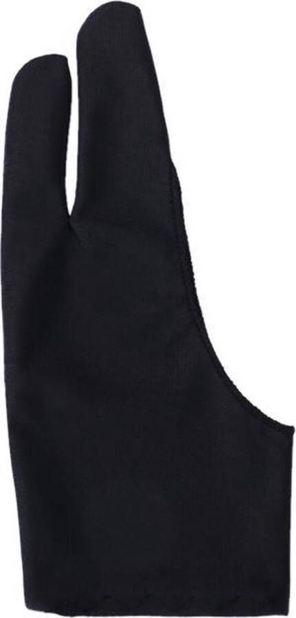 Tekenhandschoen Handschoen Drawing glove Tablet handschoen Geschikt voor iPad Tablet Zwarte glove Anti aanraak handschoen