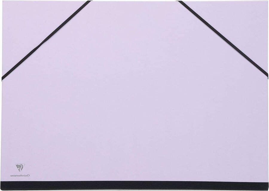 Tekenkarton elastisch 26 x 33 cm lila superieur kwaliteit hoge prestatie Tekendoos