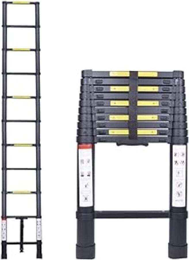 Telescopische Ladder 3 2 Meter Aluminium Draagbaar Opvouwbaar Multifunctioneel