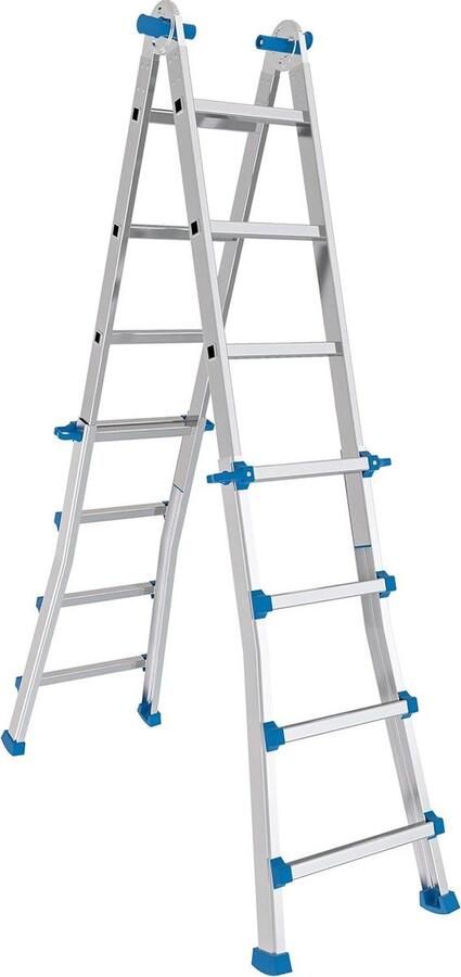 Telescopische ladder Aluminium Eiffel 4+4 Telescopische ladder