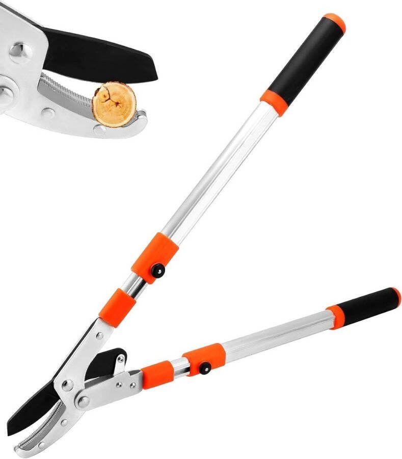 Telescopische snoeischaar 66-103CM SK5 gelegeerd staal maximale opening 10 cm