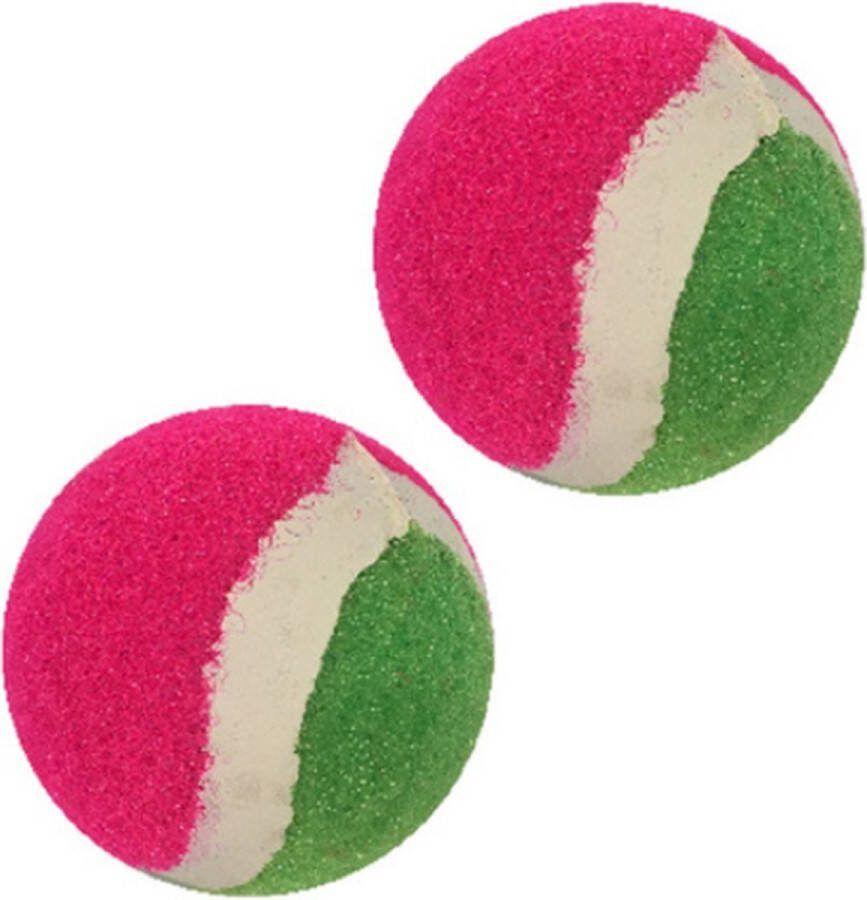 Tennisballen Scratch Racketspel Scratch Ball 040787 Groen Klittenband Kinder Speelgoed Fysieke Activiteit 4 cm Vanaf 3 jaar