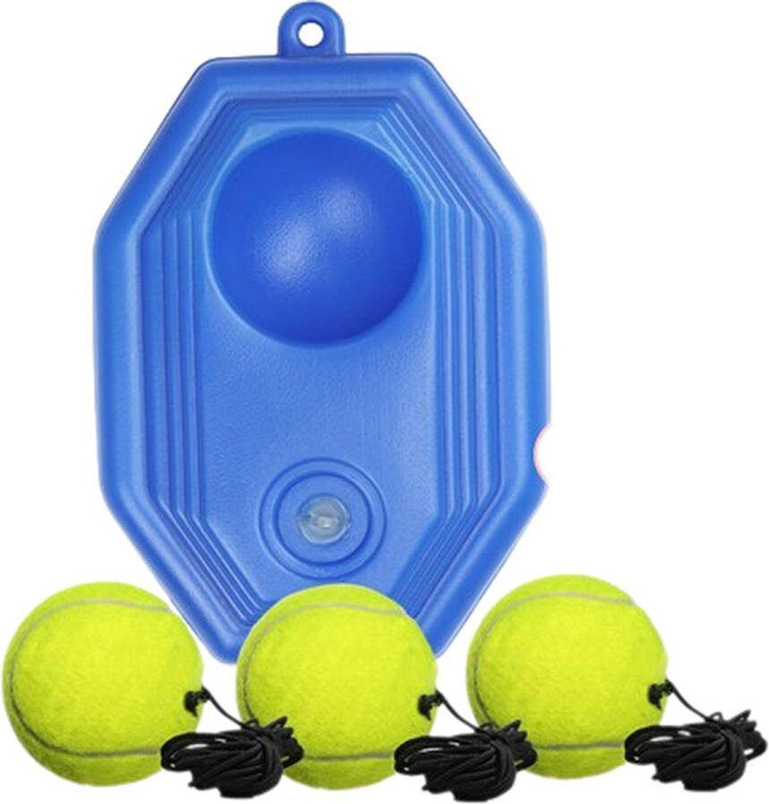 Tennispaal Swingball Met Elastiek Tennisballen Voor In De Tuin Kinderen Met 3 Ballen