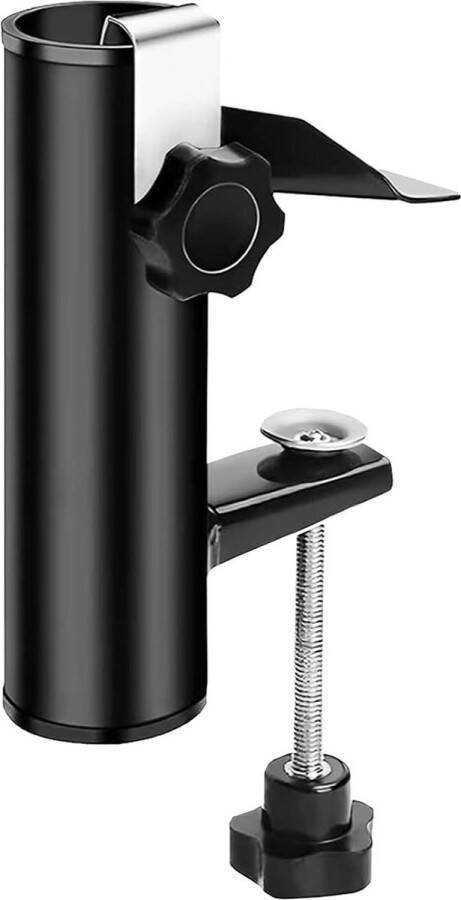 Terrasschermklem parasolhouder balkonleuning parasolstandaard voor het terras voor balkon terras of tafel balkonparasols met pool tot 19-38 mm