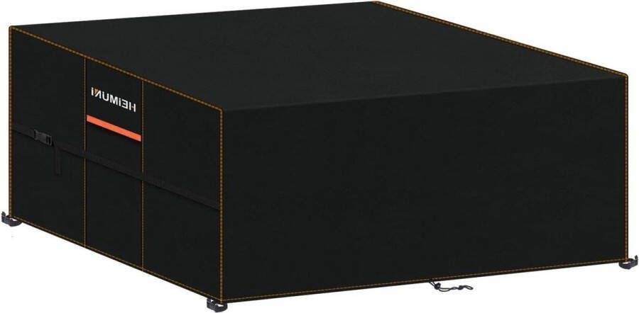 Terrastafelhoes voor Buitentafel Rechthoekig Waterdicht Tuinmeubel Beschermhoes Winddicht 180 x 130 x 90 cm