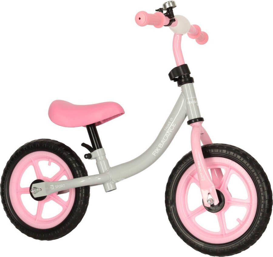 Ikonka Trike Fix balance cross country loopfiets vanaf 2 jaar roze