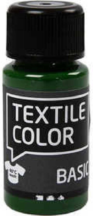 Textielverf Kledingverf Gras Groen Basic Textile Color Creotime 50 ml