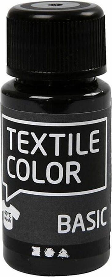 Textielverf Kledingverf Zwart 50ml 1 stuk