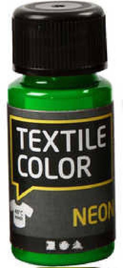 Textielverf Neon Groen Creotime 50 ml