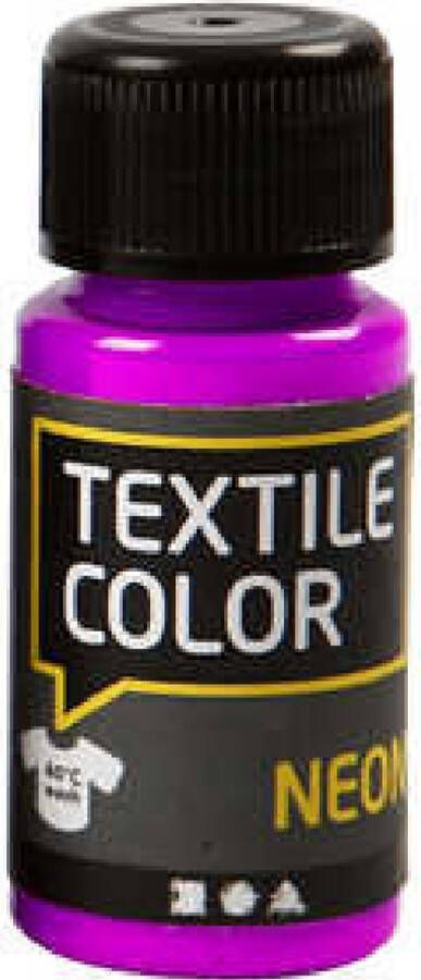 Textielverf Neon Paars Creotime 50 ml