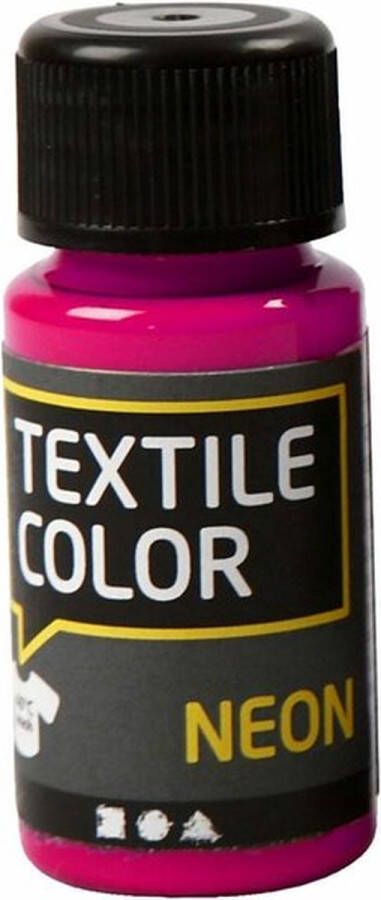 Textielverf Neon Roze Creotime 50 ml