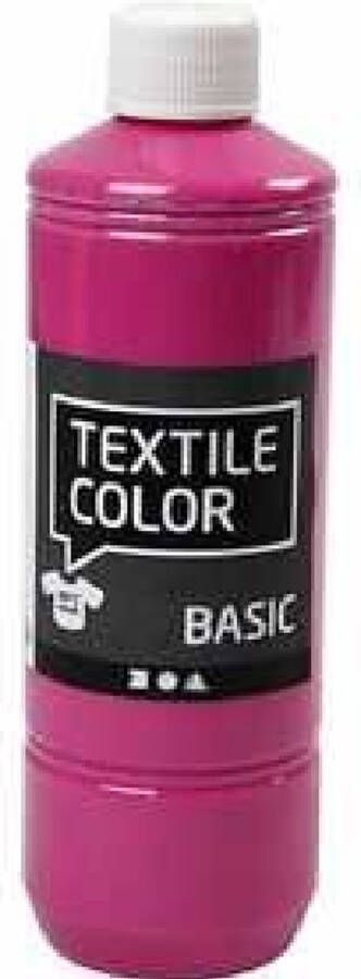 Creotime Textile Color 500 ml roze