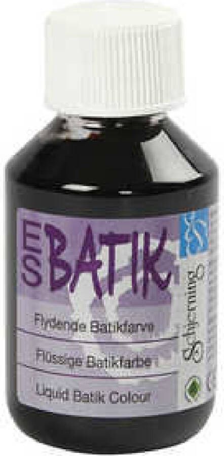 Textielverf Batikverf Zwart Katoen in Verfbad Verven 100ml 1 stuk