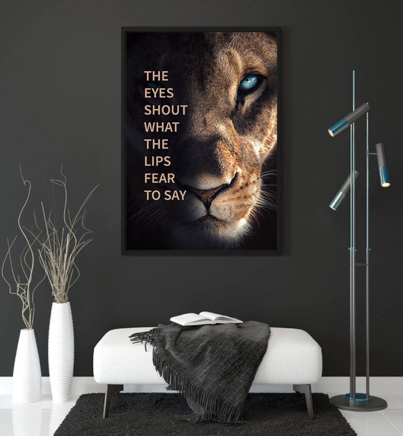 THE EYES QUOTE WANDDECORATIE POSTER 30X40cm