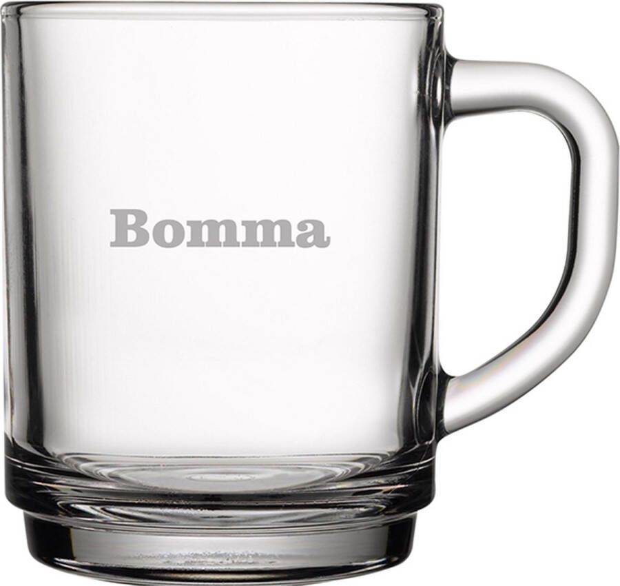 Theeglas gegraveerd 25 5cl Bomma