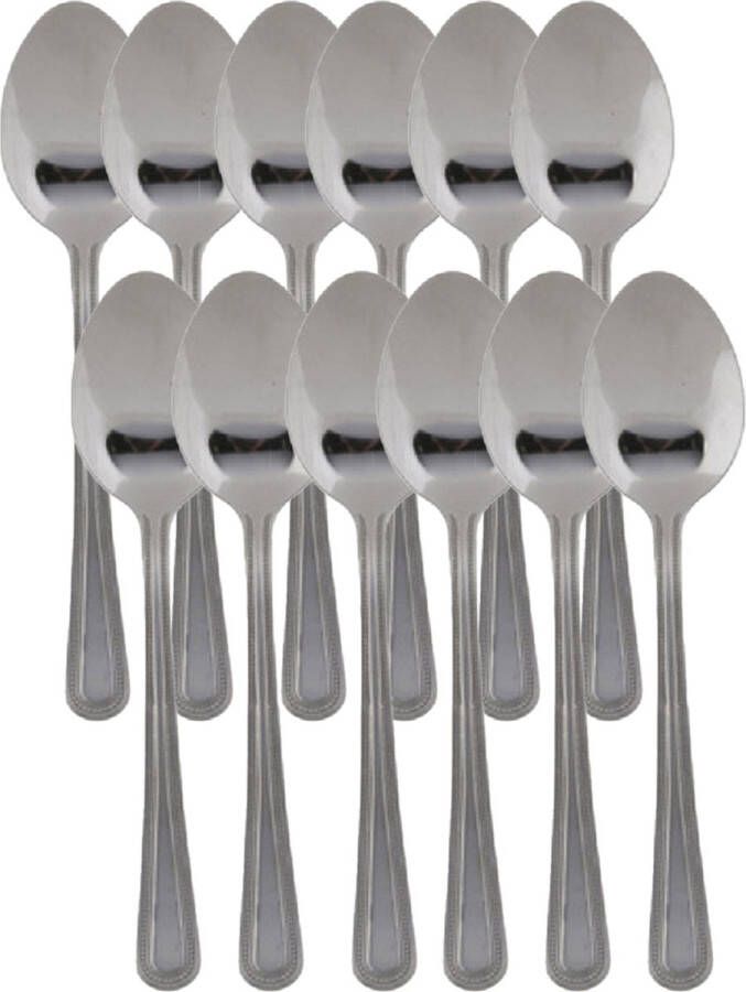 Theelepels dessertlepels 15x RVS 18 cm