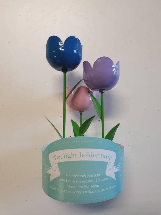 Theelichthouder Tulpen