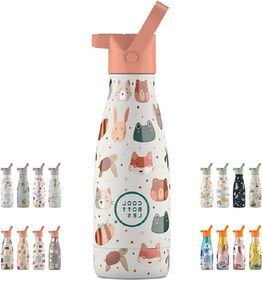 Thermische Kinderfles Roestvrijstalen Waterfles 260 ml Pet Lover Koude Dranken 36 uur Warme Dranken 18 uur Reliëflak BPA Vrij