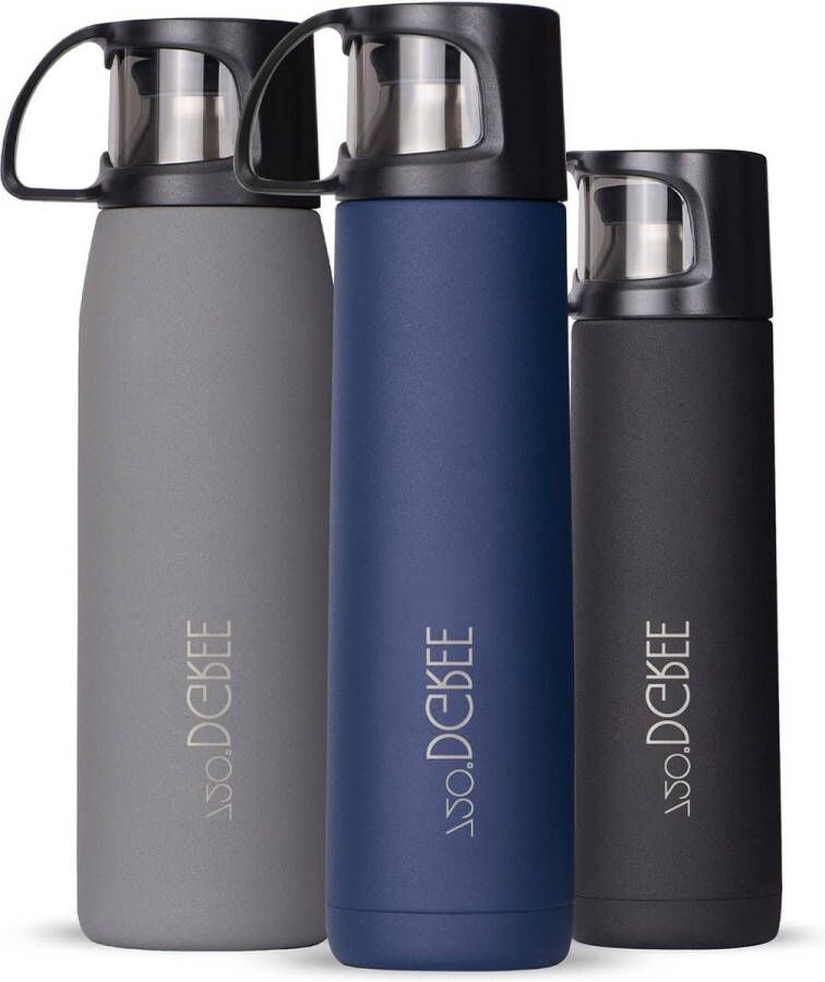 Thermo Fles met Beker Thermosfles Dubbelwandige Vacuum Geïsoleerde Follow 450ml 700ml 1l Uw levensstijl Roestvrijstalen Geniet Overal Van Uw Warme Bervages Koffie Thee