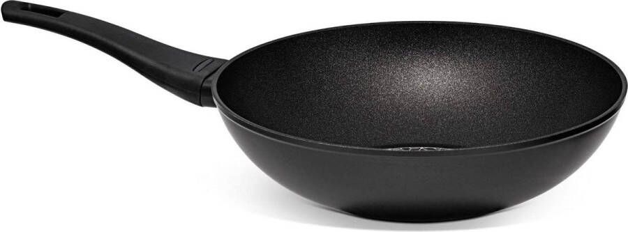 Thermo Smart Non Stick Wok Pan Stirfry Inductie Gas Elektrische Kookplaten 28cm