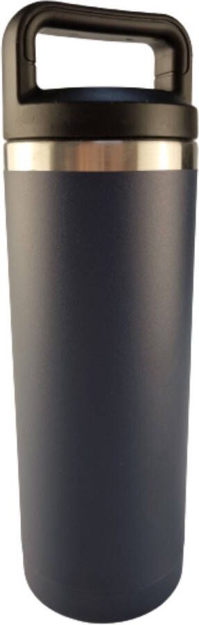 Thermos drinkfles voor warm en koud 500ml dubbelwandige isolatie blauw