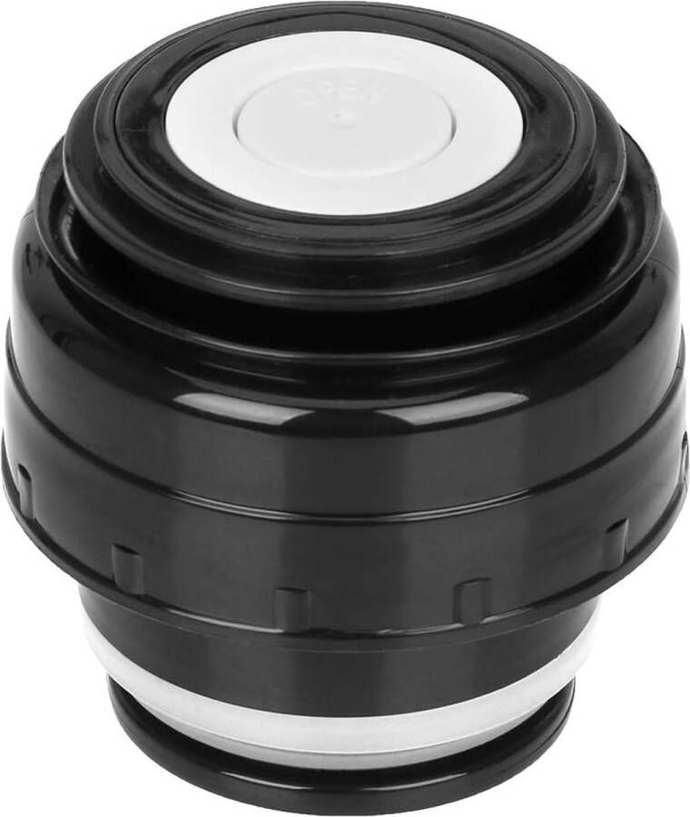 Thermosdeksel 5 2 cm roestvrij staal thermoskan reisbeker kogelflesdeksel vacuümflesdeksel beker (wit)