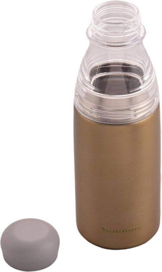 Thermosfles Coffee to Go Thermische koffiebeker roestvrij staal Tritan 2lidsbottle