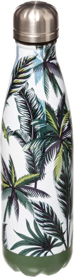 Thermosfles Jungle Palm Wite Groen Multicolour 500 ml