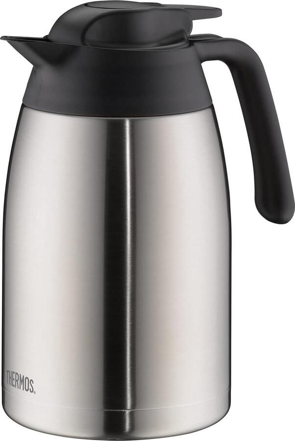 Thermoskan 1 50 l roestvrij staal 24 uur warm 24 uur koud absoluut dicht grote opening koffiepot theepot vaatwasmachinebestendig demonteerbaar deksel absoluut lekvrij