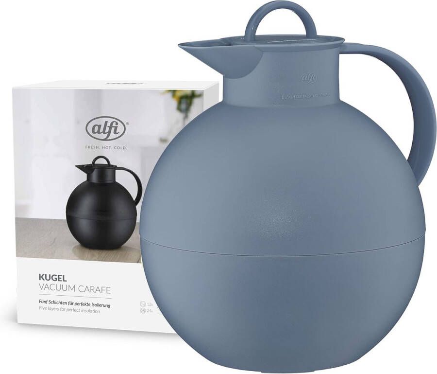 Thermoskan bolvormig ca. 1 liter 12 uur warm 24 uur koud