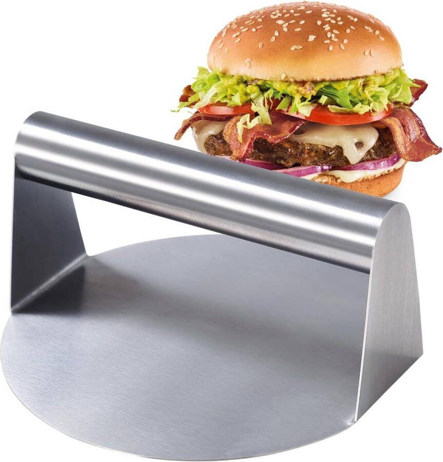 Til je grillspel naar een hoger niveau met een 304 RVS Smash Burger Press 5.5 Burger Smasher perfecte Smash Burger Experience smash burger