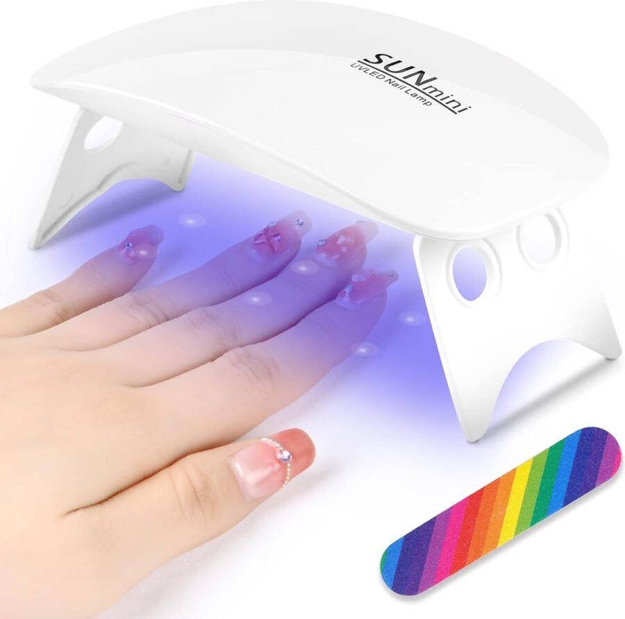 Timé Nagellamp UV Lamp voor Nagels Gellak Polygel Krachtige UV Lamp Nageldroger