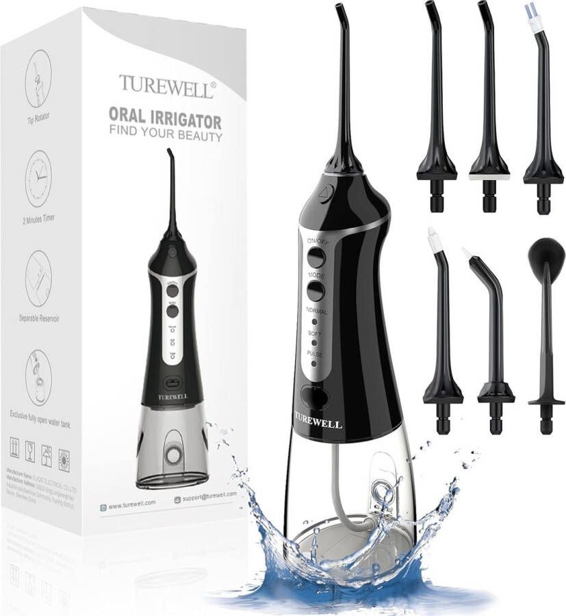 Timé Waterflosser Waterpik Monddouche Draadloos Mondverzorging