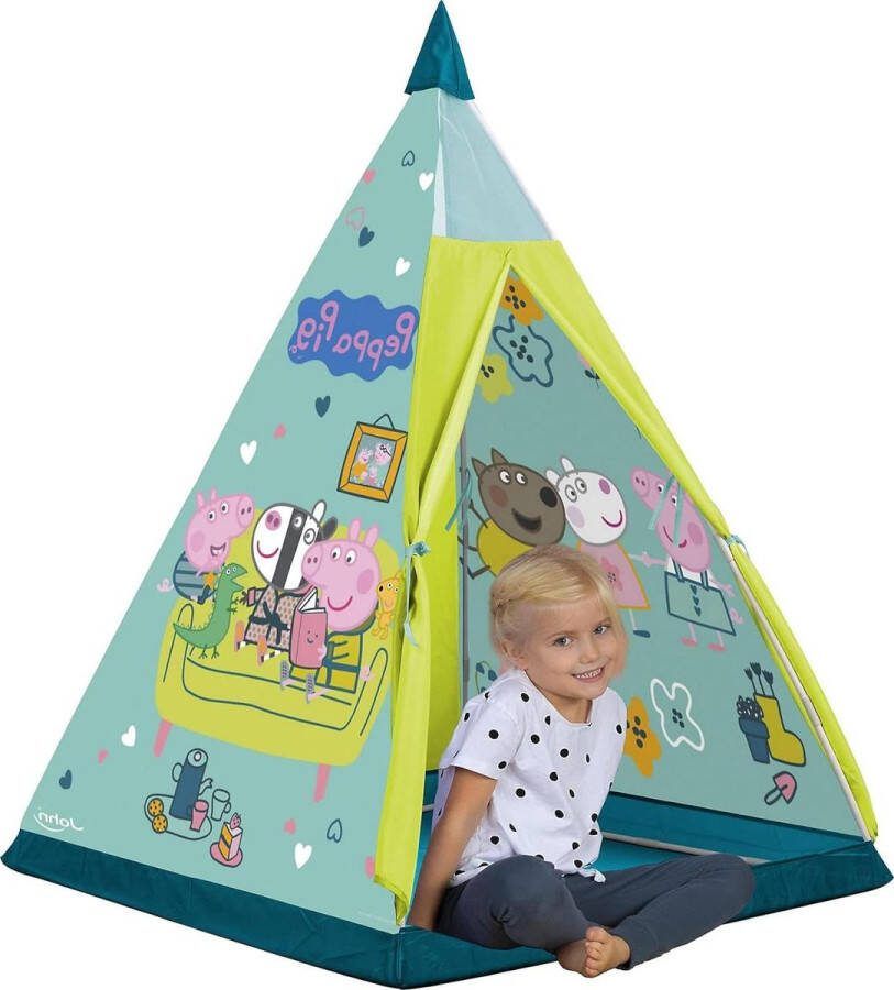 Tipi Tent kinderen originele met kunststof stangen tent speeltent safari dieren Tipi Tent kinderen