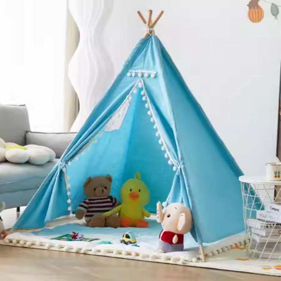 Tipi Tent Kinderen Speelgoed Tent Kinderen Speeltent Met Ramen Rust Tent Binnen en Buiten