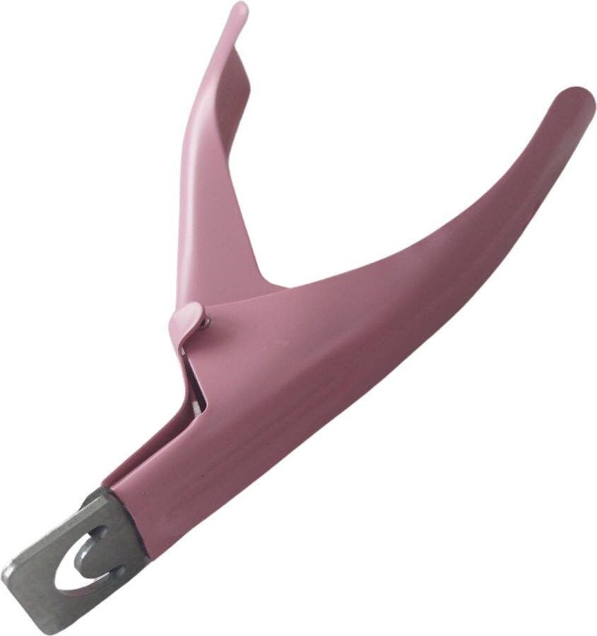 Tipknipper roze- manicure- nagelstyliste- Knippen van kunstnagels