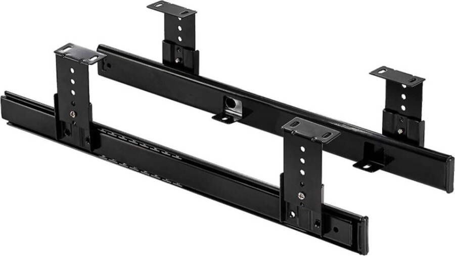 Toetsenbord Geleiders Ladegeleiders Laderails Gedeeltelijk uittrekbaar 36cm Toetsenbordlade rails Zwart 2 Stuks