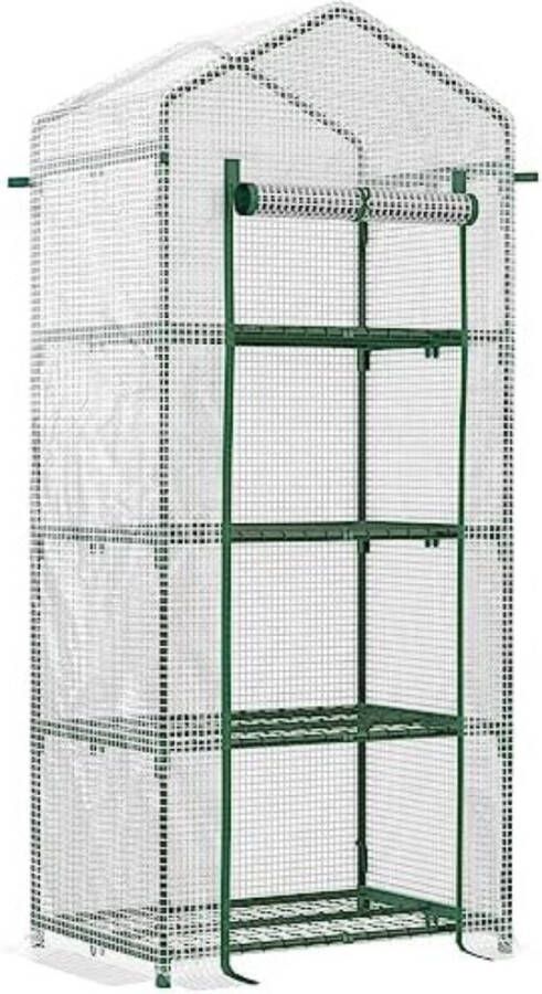 Tomatenkas Tomaten kweekkas Tomaten kas voor buiten 70 x 50 x 160 cm 3 9kg Wit