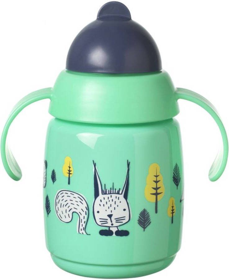 Tommee Tippee Verzwaarde Rietjesbeker Superstar 300ml 6m+ groen