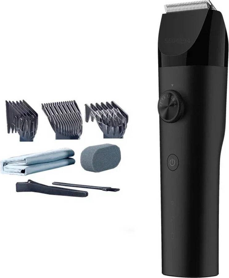 Tondeuse Machine Waterdicht Professionele Snoerloze Tondeuse Elektrische Haar Knippen Kapper Trimmers Mannen Zwart