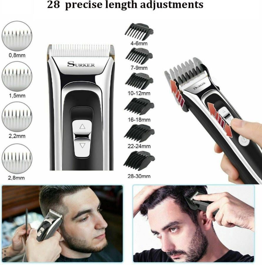 Tondeuse Mannen Hair Clipper Haartrimmer Digitaal Draadloos