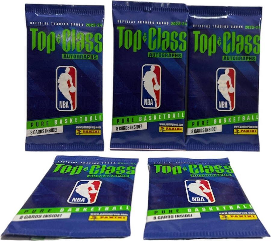 Top Class 2024 NBA Trading Cards 5 pakjes