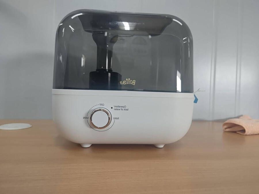 Top Fill 5L luchtbevochtiger voor slaapkamer ultrastil en 360° uitbreidbaar 35 uur looptijd met aromatherapie lade automatische uitschakeling wit
