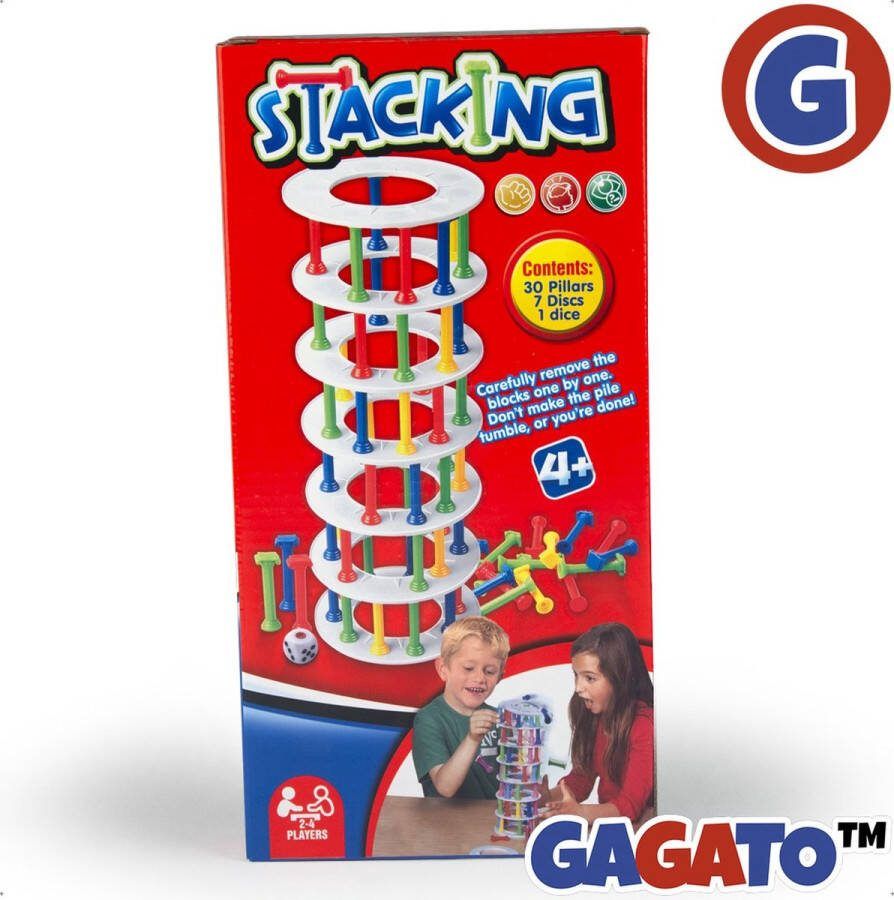 Toren van Pisa Actiespel Pizza Tower jenga Spel Tuimeltoren Vallende Toren Speelgoed Spelletjes voor Kinderen en Volwassenen